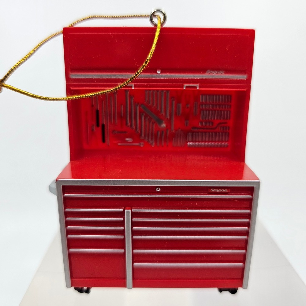 Snap-on Tools Red Tool Chest Christmas Ornament Crown Premiums Limited Edition